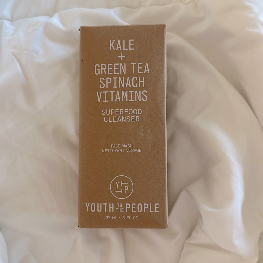 youth to the people kale + green tea cleanser